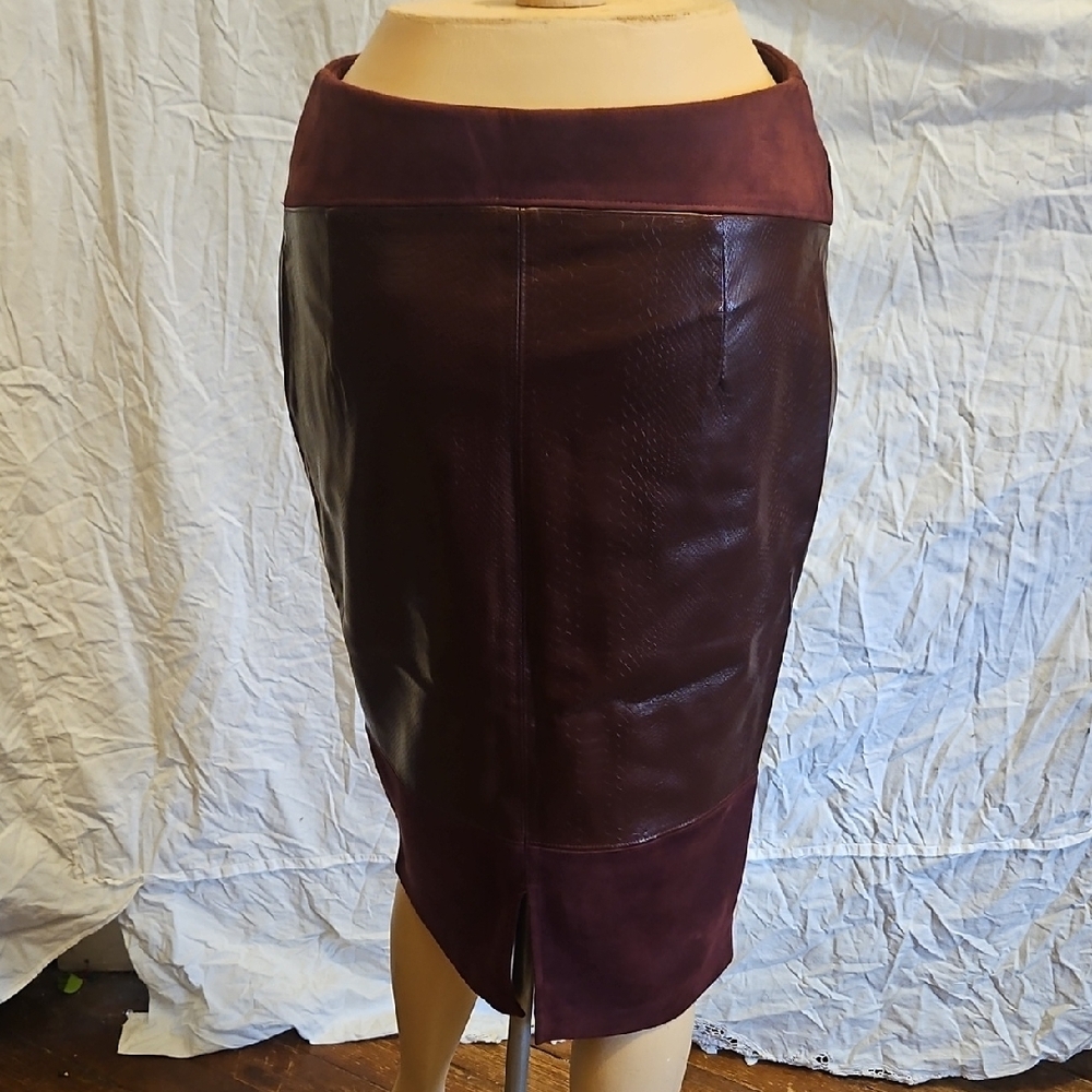 Marc New York Red Midi Pencil Skirt for Cocktail - Picture 8 of 11